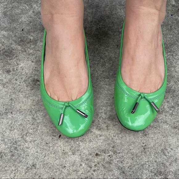 Tod’s Green Patent Leather ballerina flats, size 37 - Picture 4 of 10